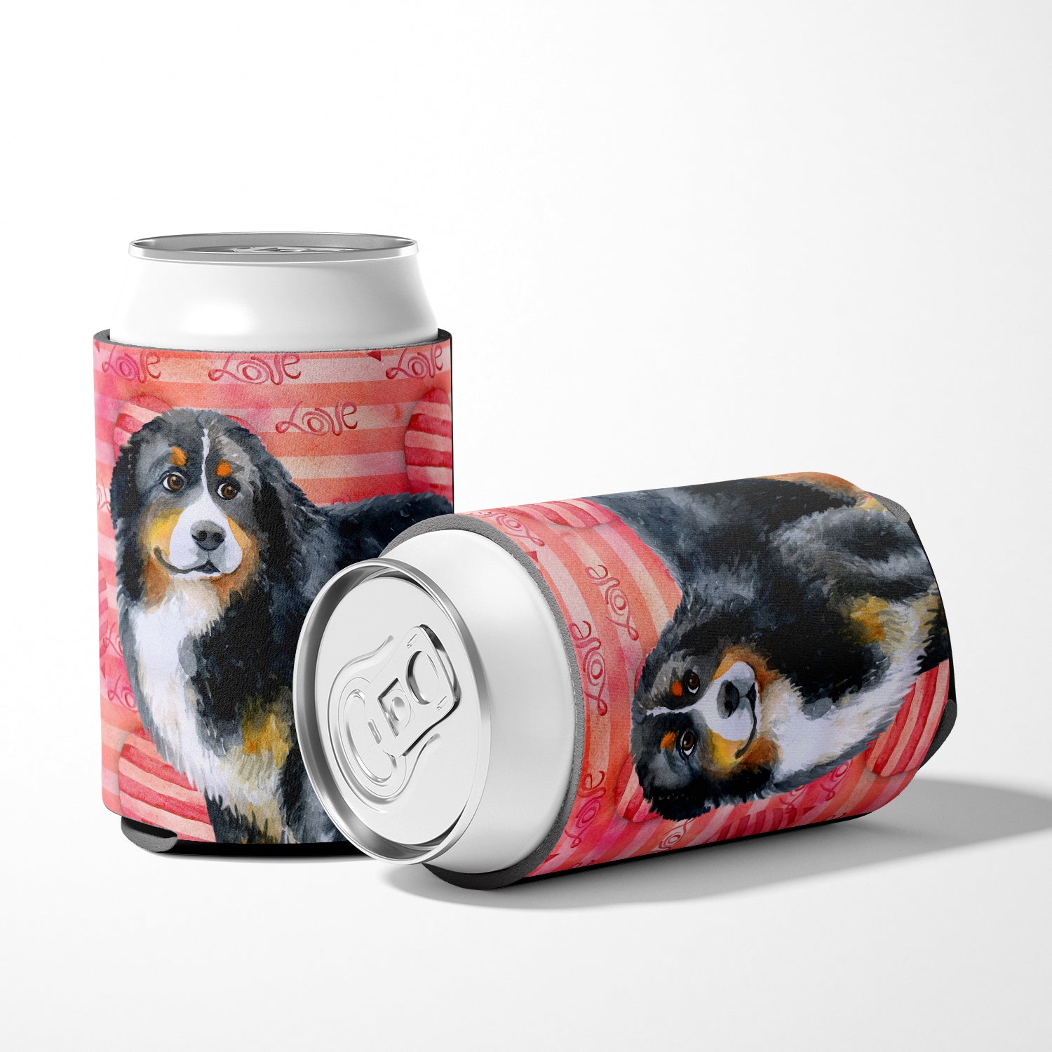 Bernese Mountain Dog Love Can or Bottle Hugger BB9732CC  the-store.com.
