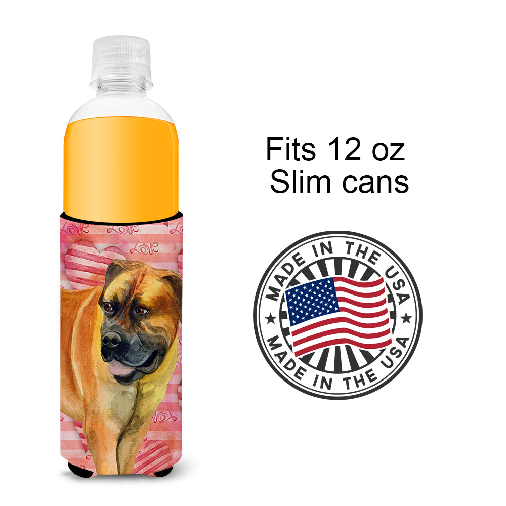 Boerboel Mastiff Love  Ultra Hugger for slim cans BB9733MUK  the-store.com.