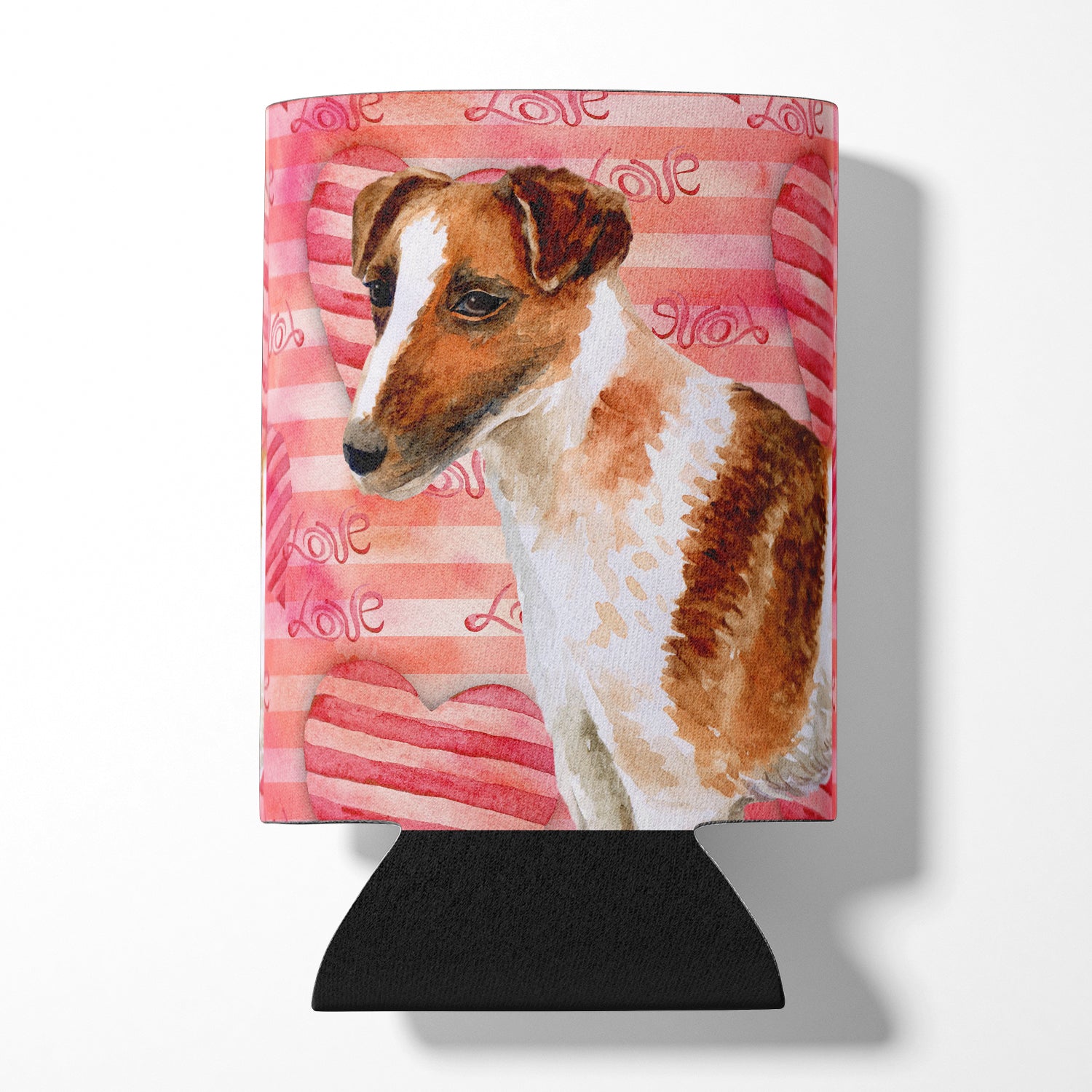 Smooth Fox Terrier Love Can or Bottle Hugger BB9734CC  the-store.com.