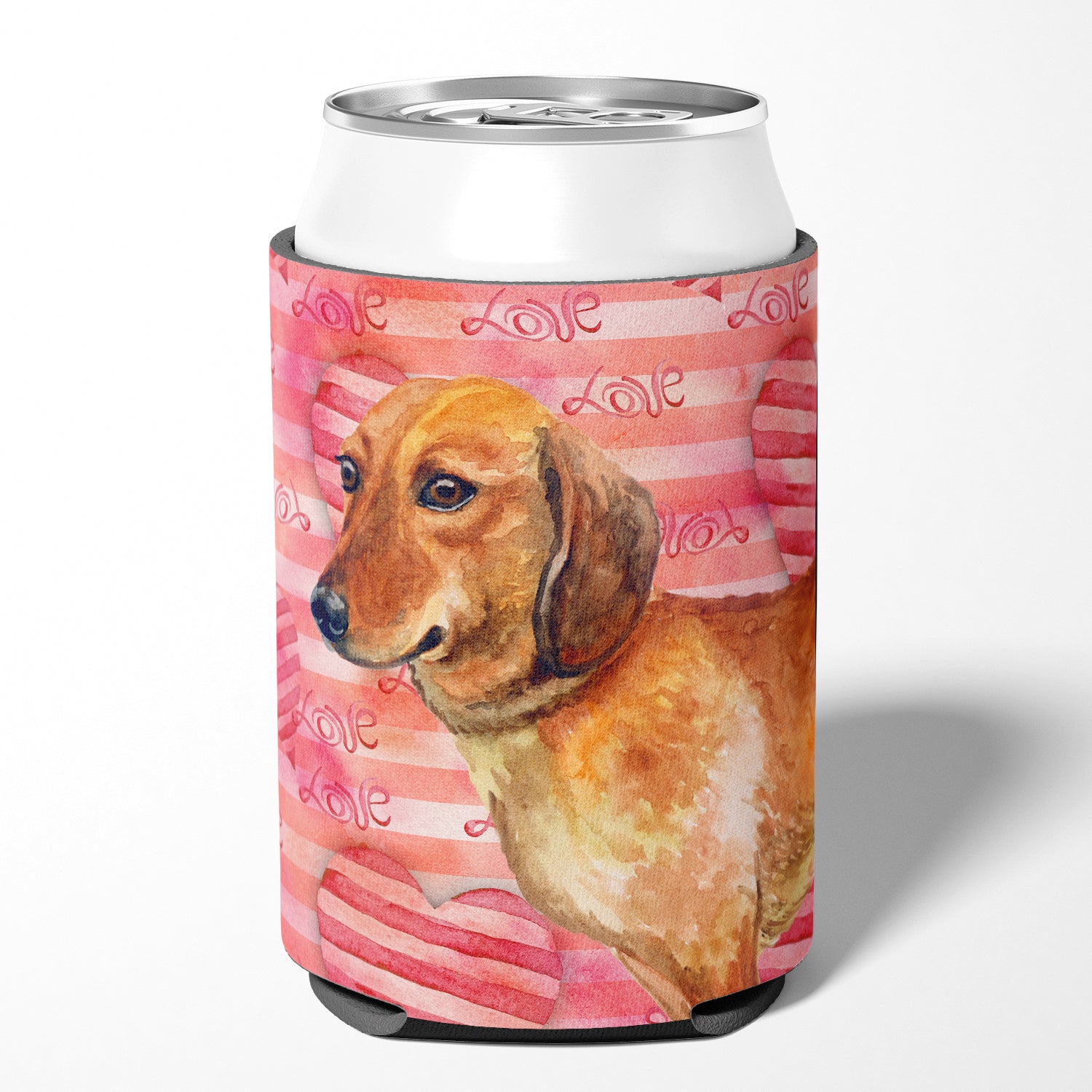 Dachshund Love Can or Bottle Hugger BB9739CC  the-store.com.