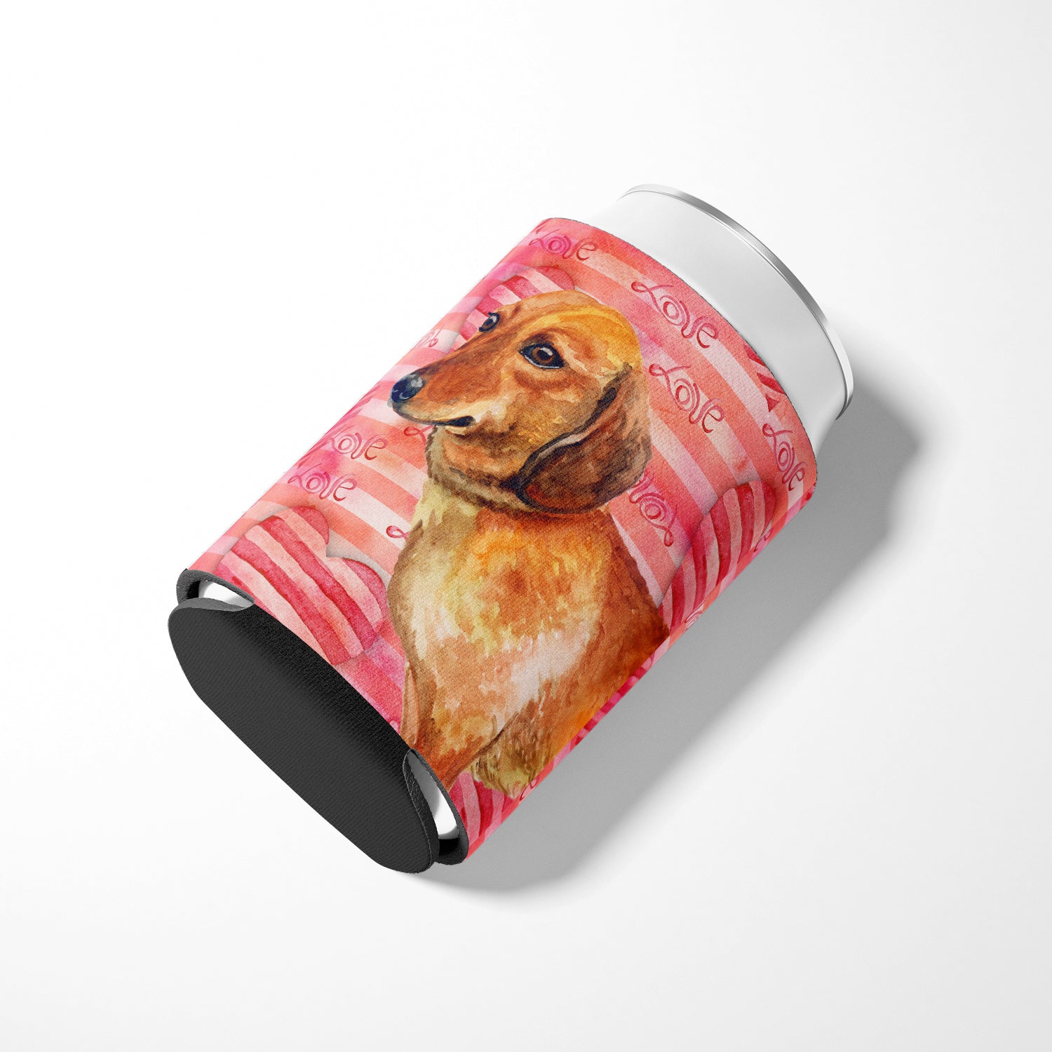 Dachshund Love Can or Bottle Hugger BB9739CC  the-store.com.