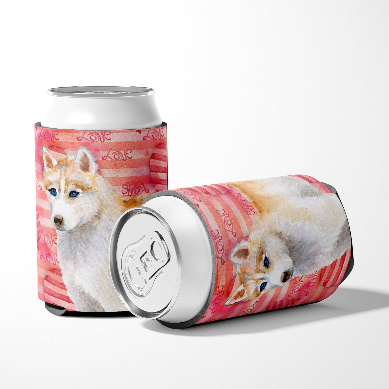 Siberian Husky Love Can or Bottle Hugger BB9742CC
