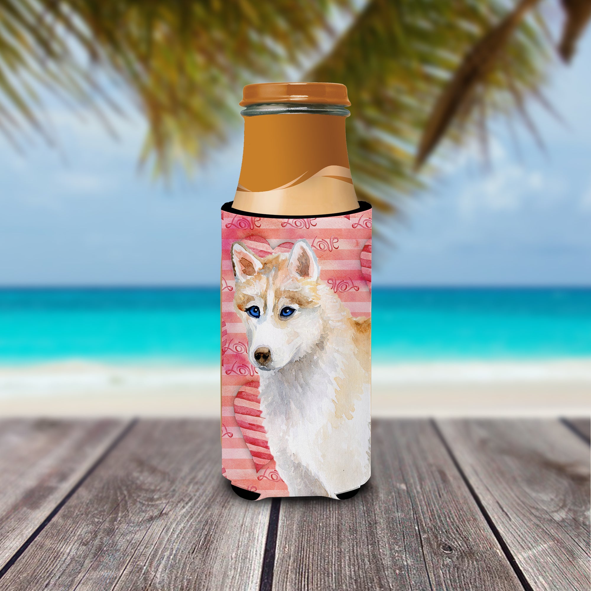 Siberian Husky Love  Ultra Hugger for slim cans BB9742MUK