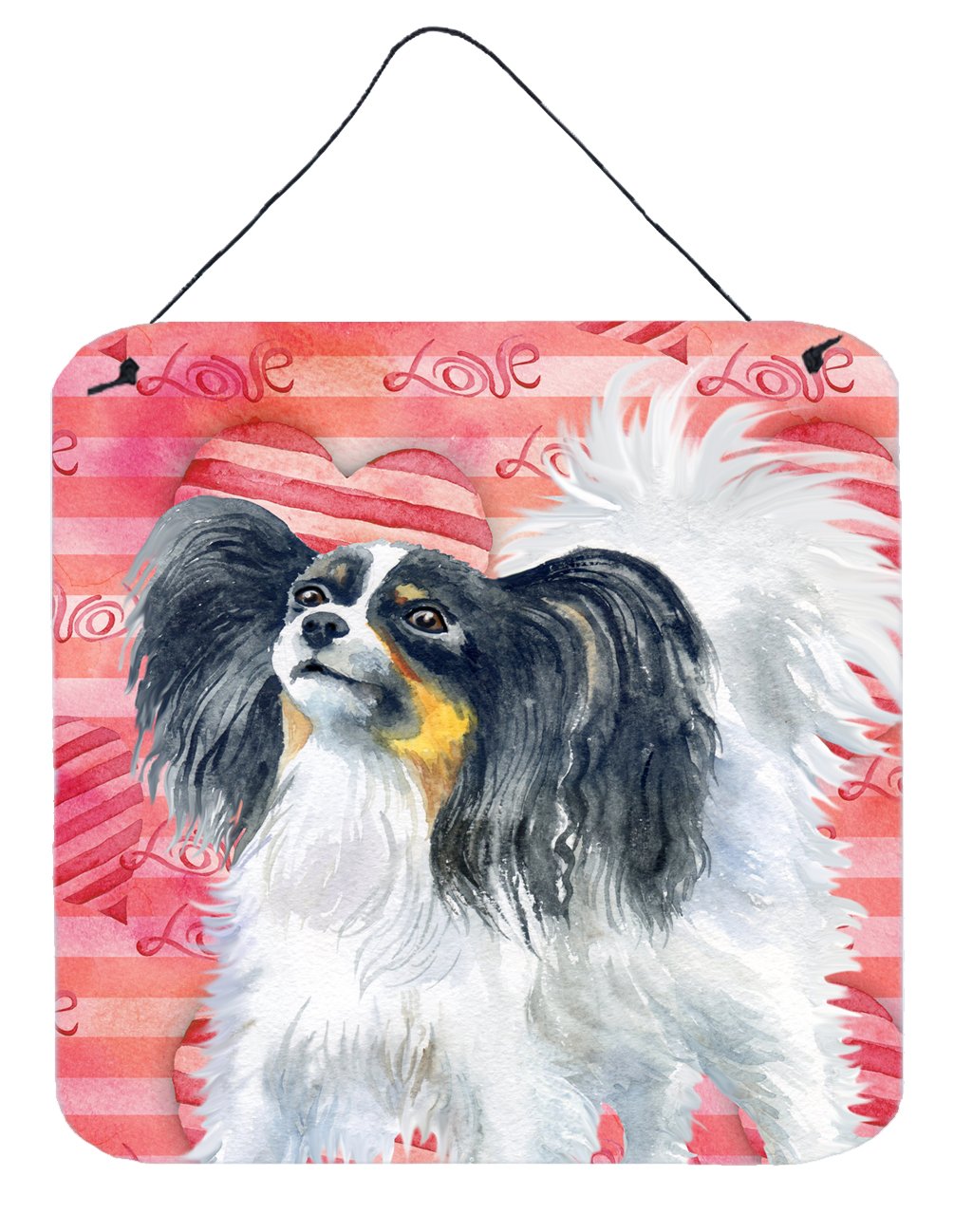 Papillon Love Wall or Door Hanging Prints BB9744DS66 by Caroline's Treasures
