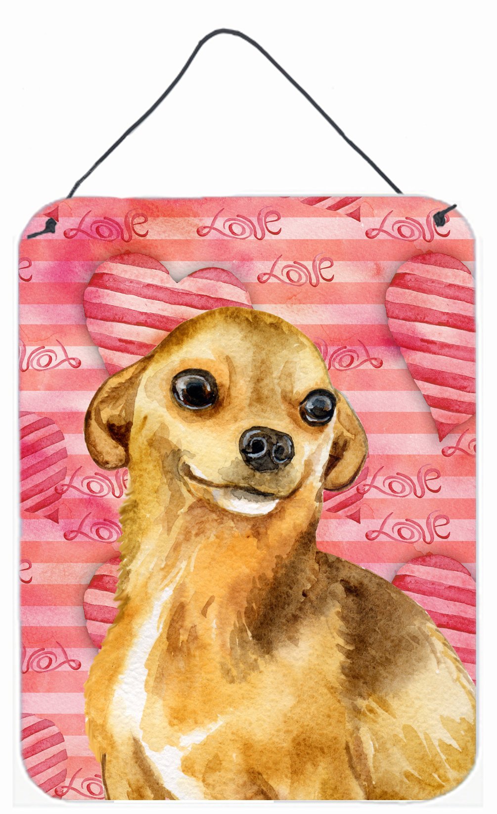 Chihuahua Love Wall or Door Hanging Prints BB9745DS1216 by Caroline's Treasures