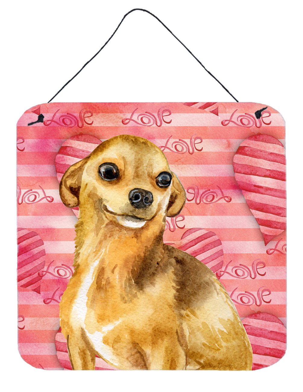 Chihuahua Love Wall or Door Hanging Prints BB9745DS66 by Caroline&#39;s Treasures