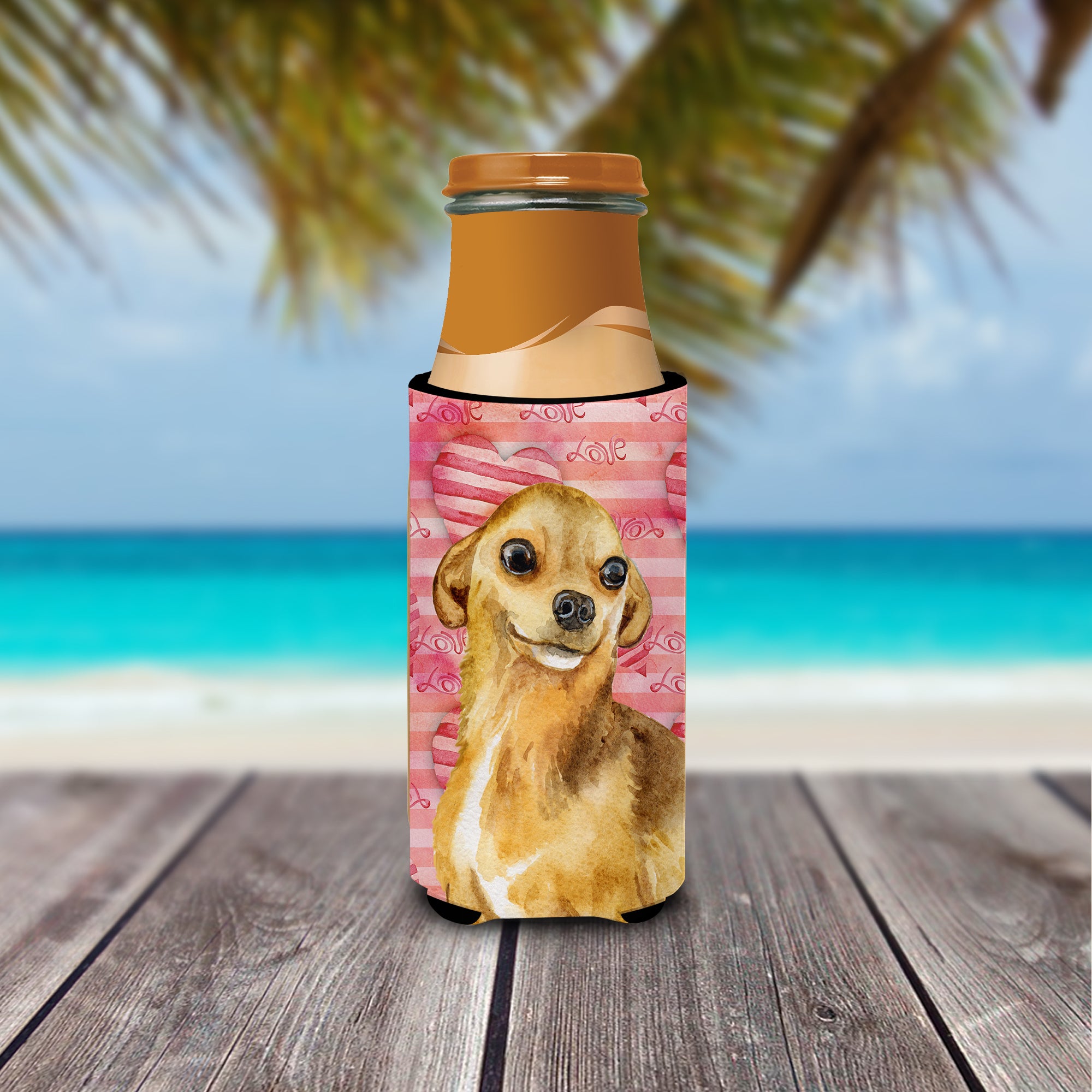 Chihuahua Love  Ultra Hugger for slim cans BB9745MUK  the-store.com.