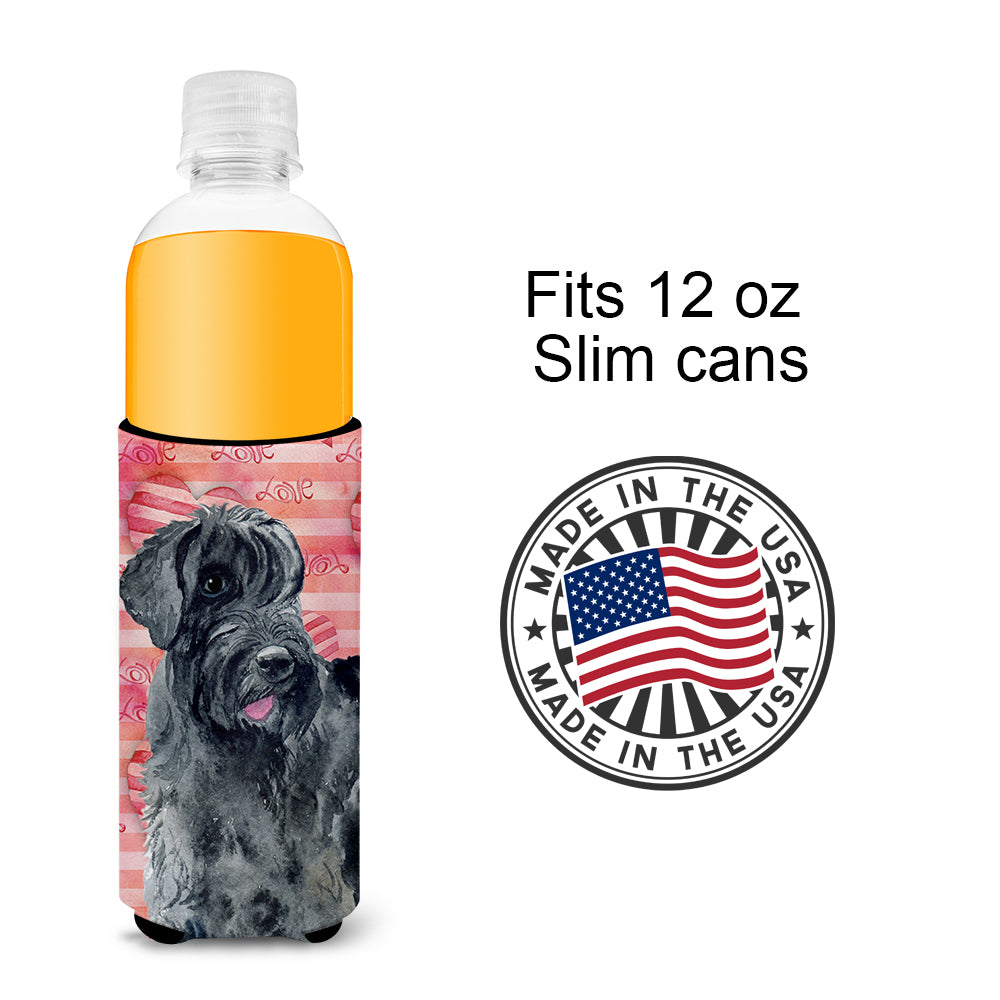 Giant Schnauzer Love  Ultra Hugger for slim cans BB9747MUK  the-store.com.
