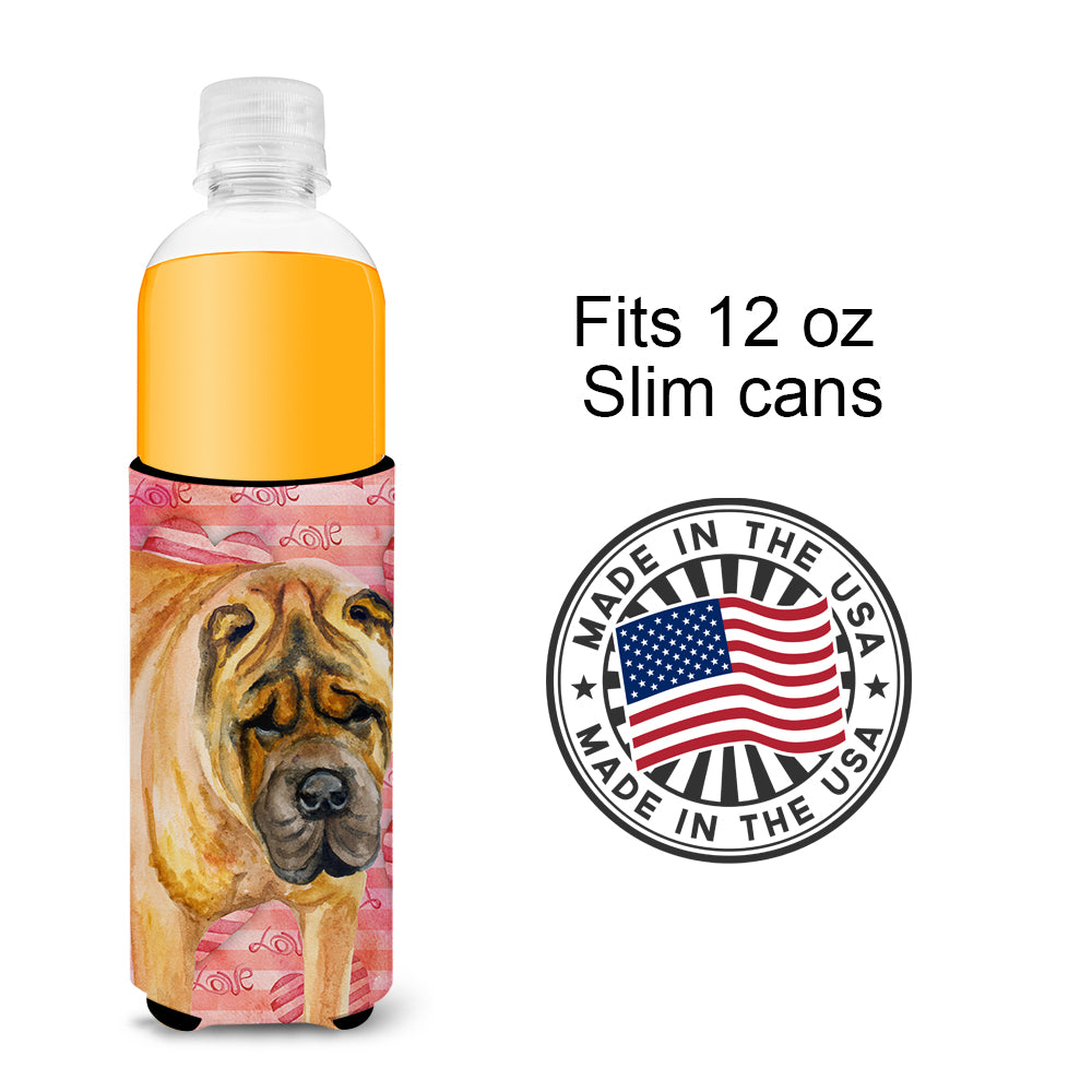 Shar Pei Love  Ultra Hugger for slim cans BB9748MUK  the-store.com.