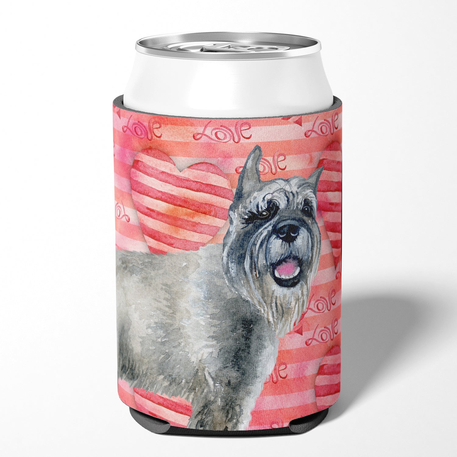 Schnauzer Love Can or Bottle Hugger BB9749CC  the-store.com.