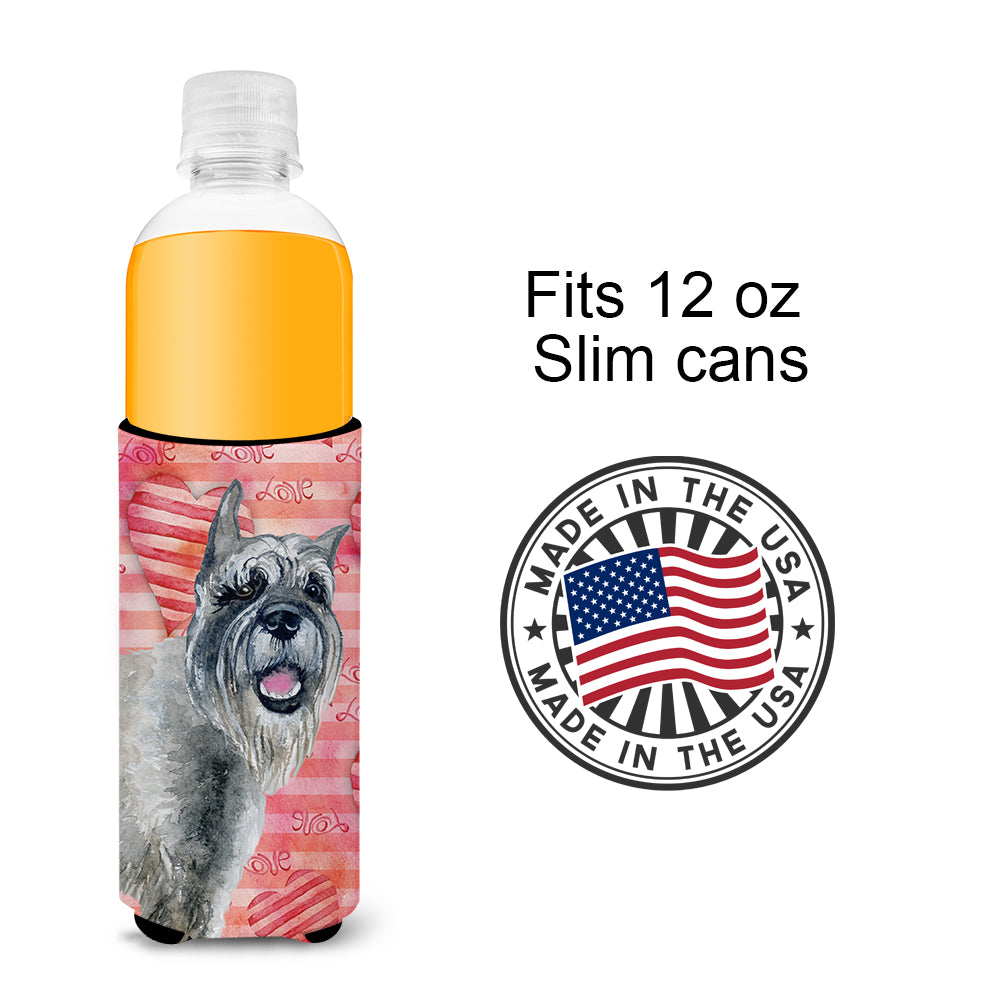 Schnauzer Love  Ultra Hugger for slim cans BB9749MUK  the-store.com.