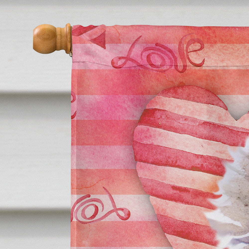 Poodle Love Flag Canvas House Size BB9752CHF  the-store.com.