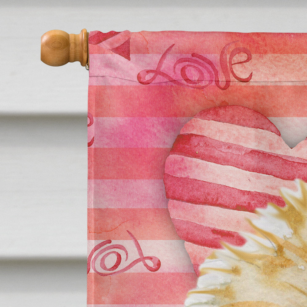 Morkie Love Flag Canvas House Size BB9755CHF