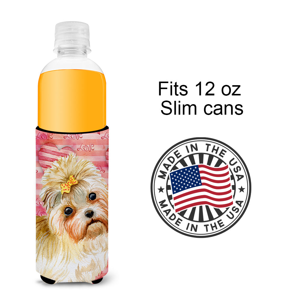 Morkie Love  Ultra Hugger for slim cans BB9755MUK  the-store.com.