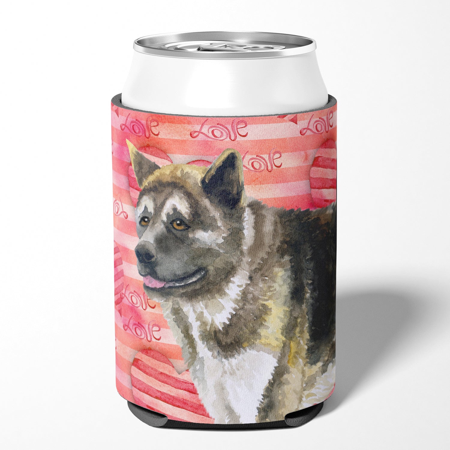 American Akita Love Can or Bottle Hugger BB9756CC  the-store.com.