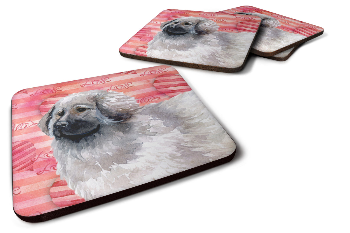 Moscow Watchdog Love Foam Coaster Set of 4 BB9760FC - the-store.com