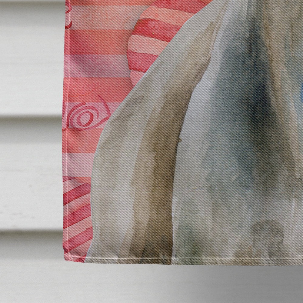 Weimaraner Love Flag Canvas House Size BB9761CHF  the-store.com.