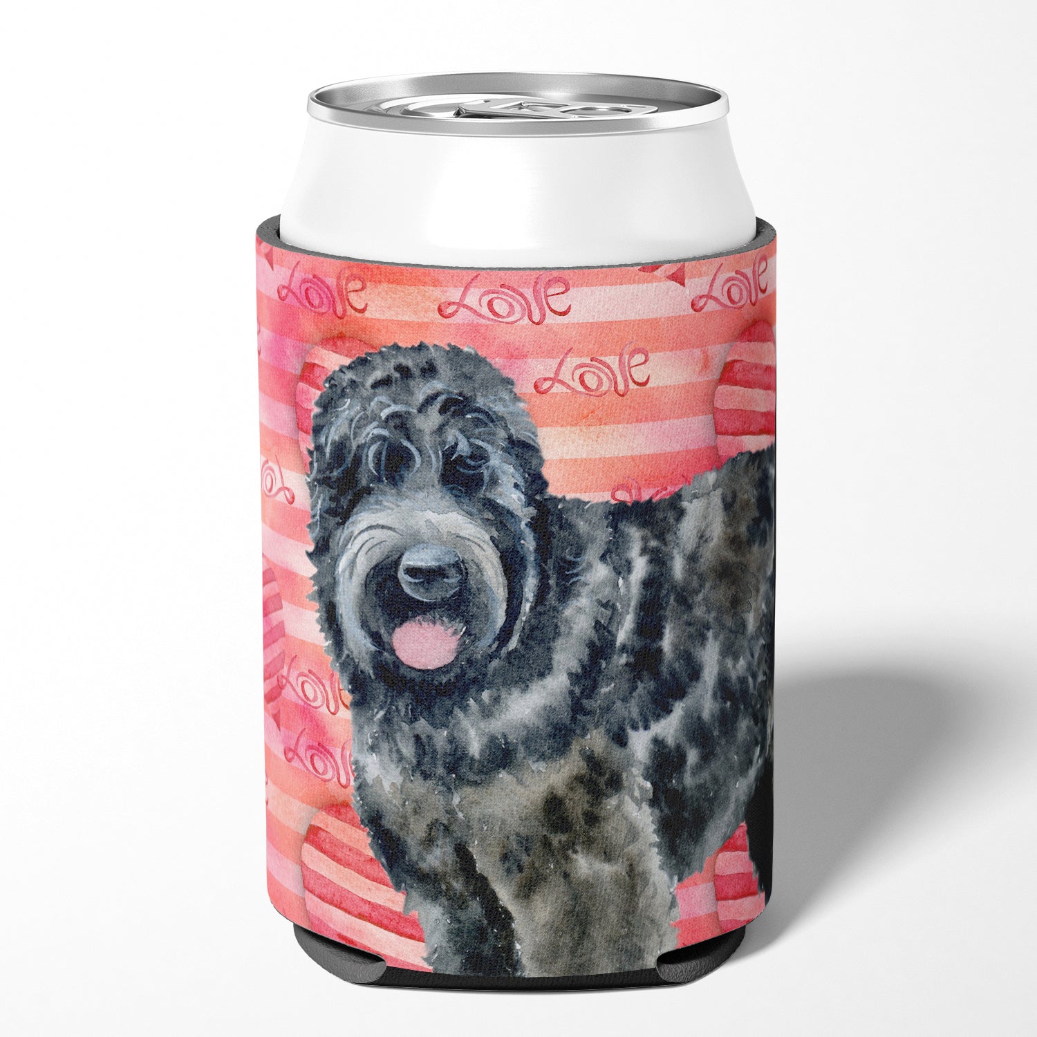 Black Russian Terrier Love Can or Bottle Hugger BB9764CC  the-store.com.