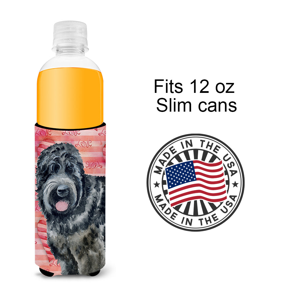 Black Russian Terrier Love  Ultra Hugger for slim cans BB9764MUK