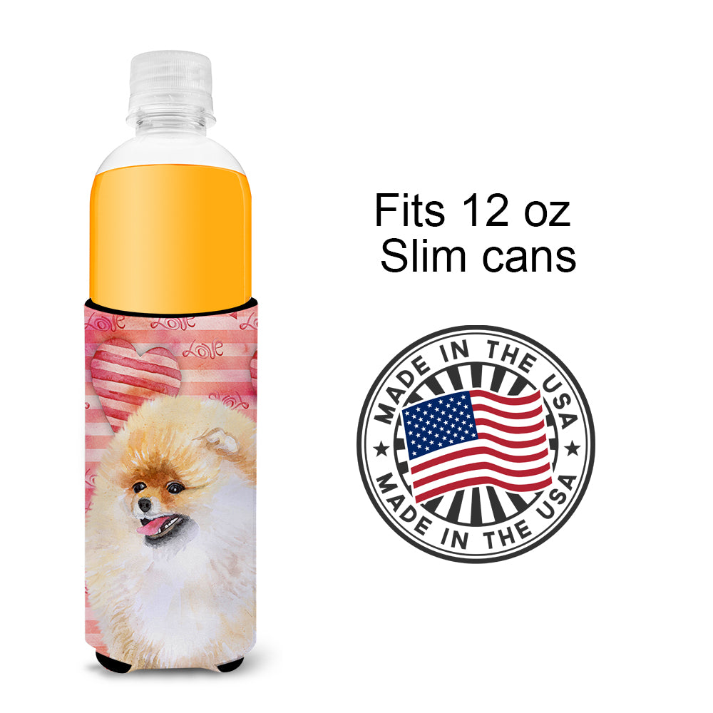 Pomeranian Love  Ultra Hugger for slim cans BB9769MUK  the-store.com.