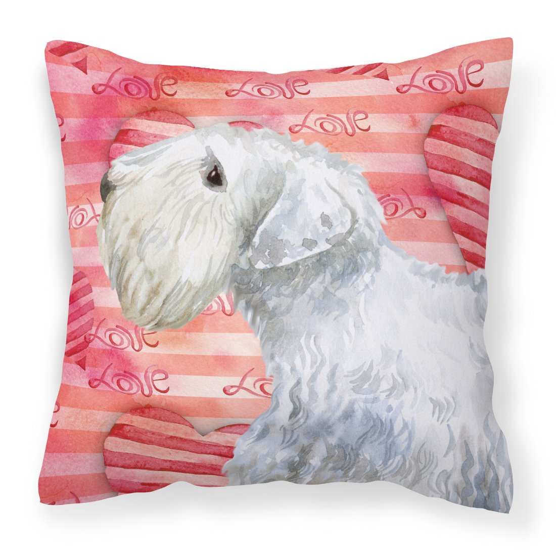 Sealyham Terrier Love Fabric Decorative Pillow BB9771PW1818 by Caroline&#39;s Treasures