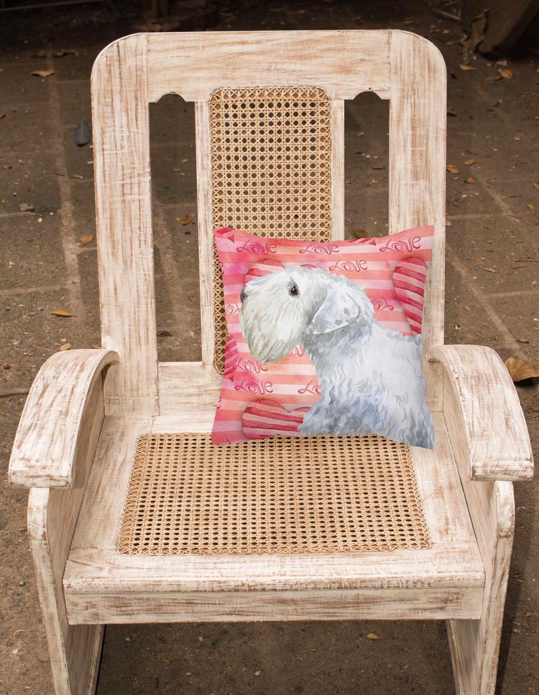 Sealyham Terrier Love Fabric Decorative Pillow BB9771PW1818 by Caroline's Treasures