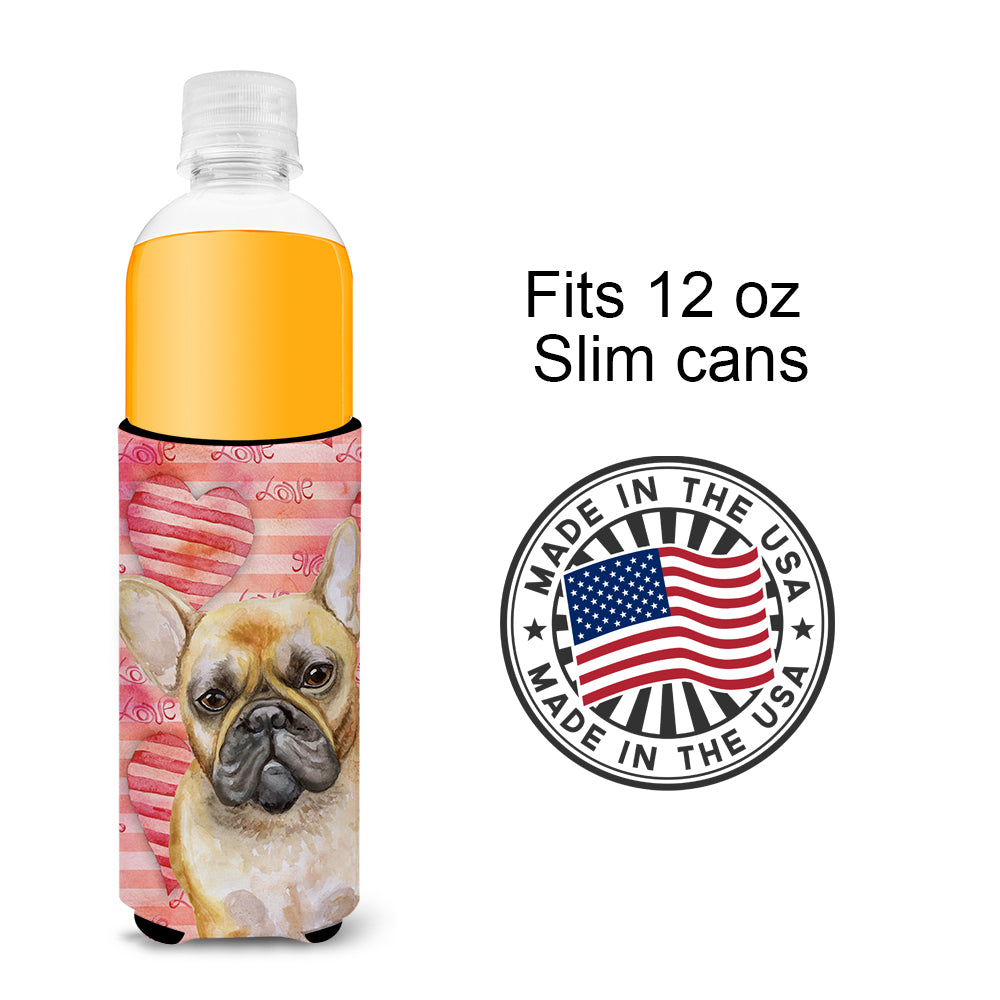 French Bulldog Love  Ultra Hugger for slim cans BB9775MUK