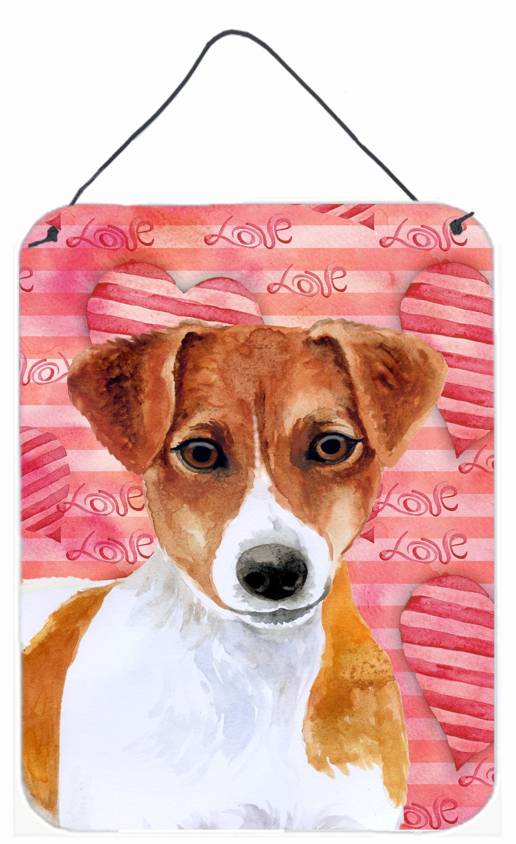 Jack Russell Terrier Love Wall or Door Hanging Prints BB9776DS1216 by Caroline&#39;s Treasures