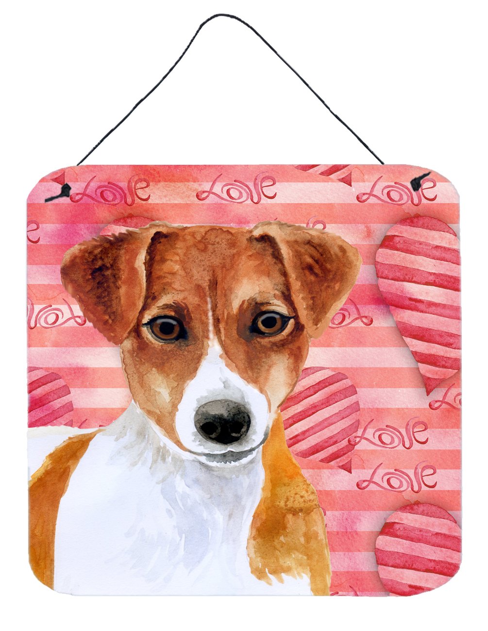 Jack Russell Terrier Love Wall or Door Hanging Prints BB9776DS66 by Caroline&#39;s Treasures