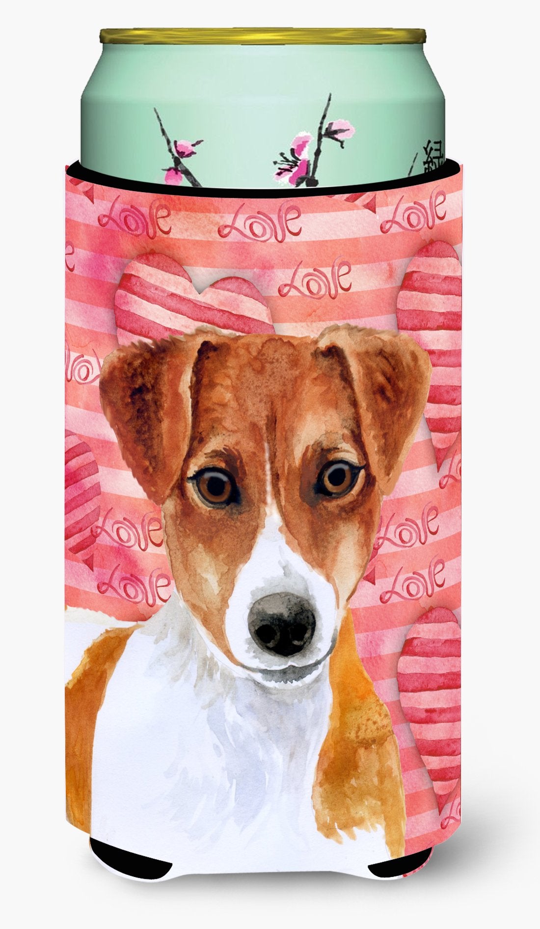 Jack Russell Terrier Love Tall Boy Beverage Insulator Hugger BB9776TBC by Caroline&#39;s Treasures