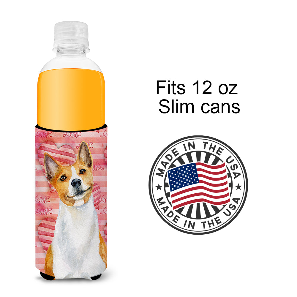 Basenji Love  Ultra Hugger for slim cans BB9779MUK