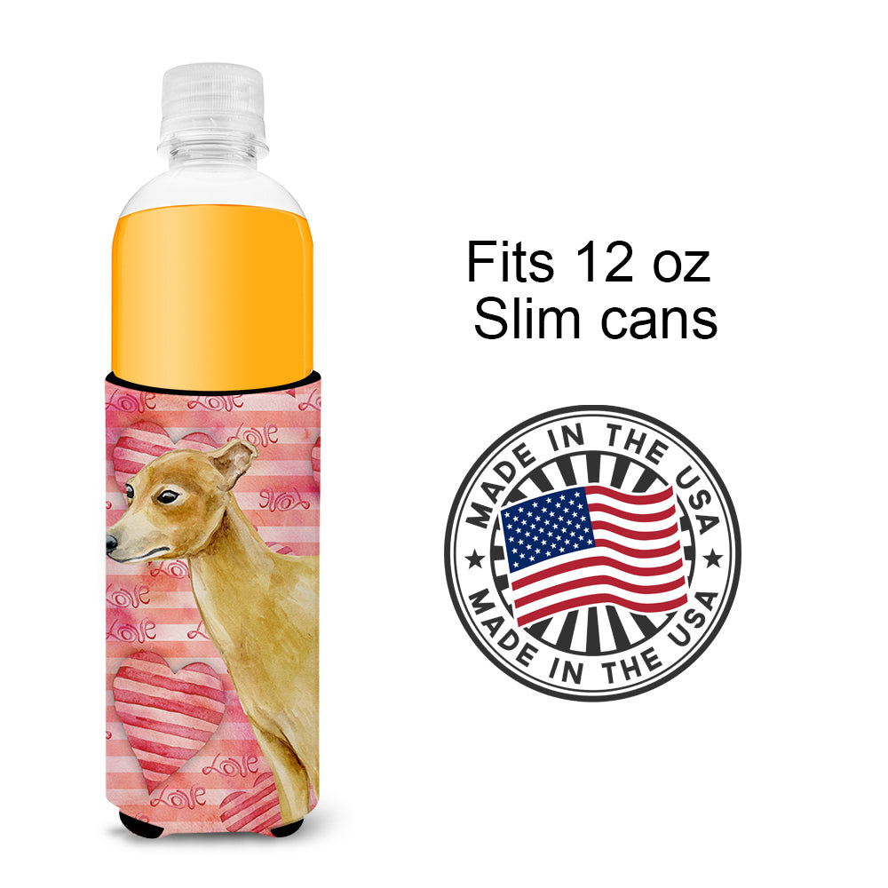 Italian Greyhound Love  Ultra Hugger for slim cans BB9785MUK