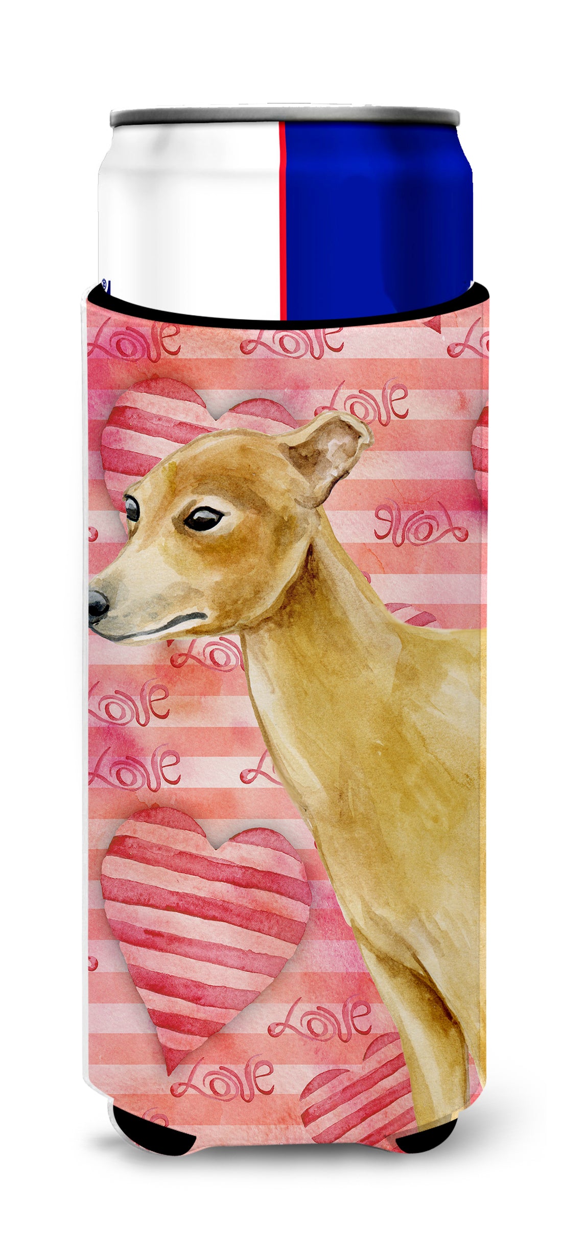 Italian Greyhound Love  Ultra Hugger for slim cans BB9785MUK  the-store.com.