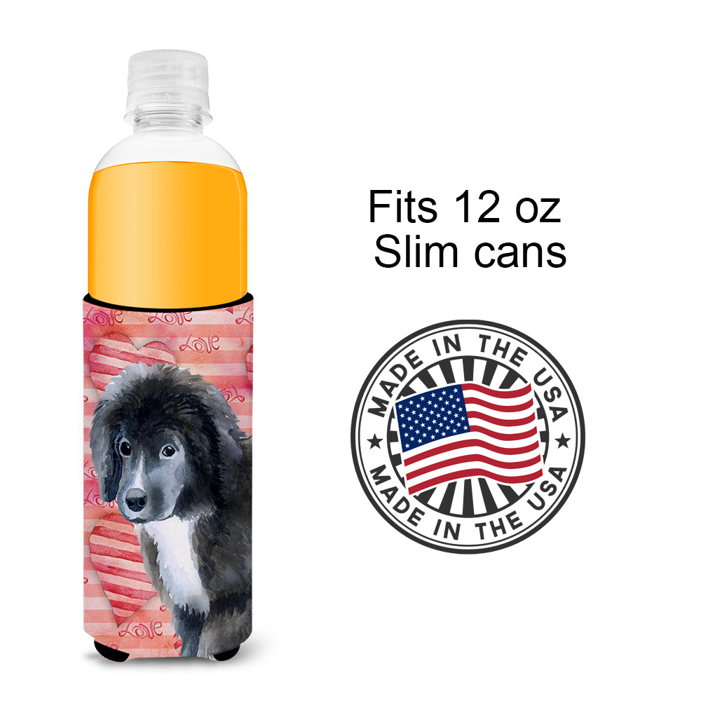 Newfoundland Puppy Love  Ultra Hugger for slim cans BB9786MUK  the-store.com.