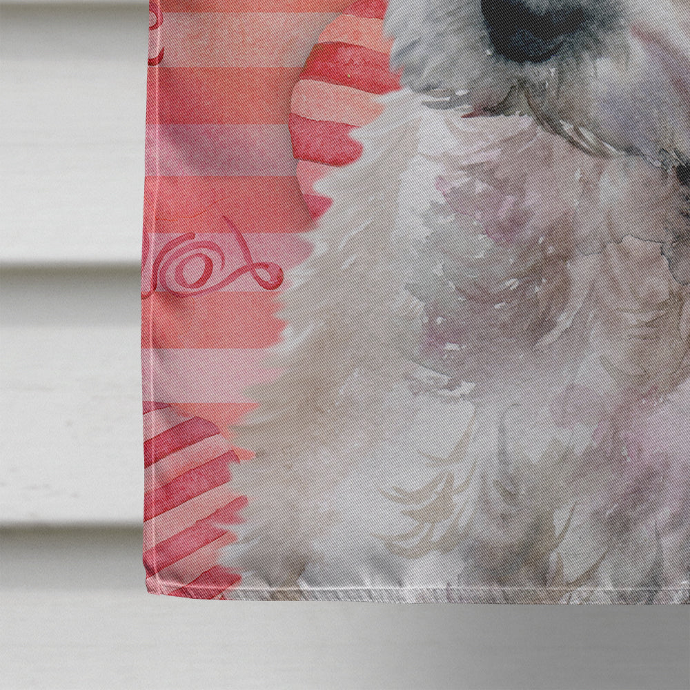 Westie Love Flag Canvas House Size BB9788CHF