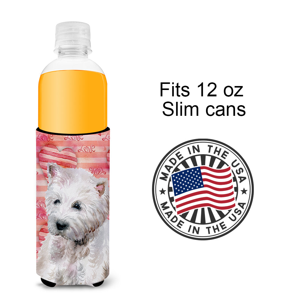 Westie Love  Ultra Hugger for slim cans BB9788MUK  the-store.com.