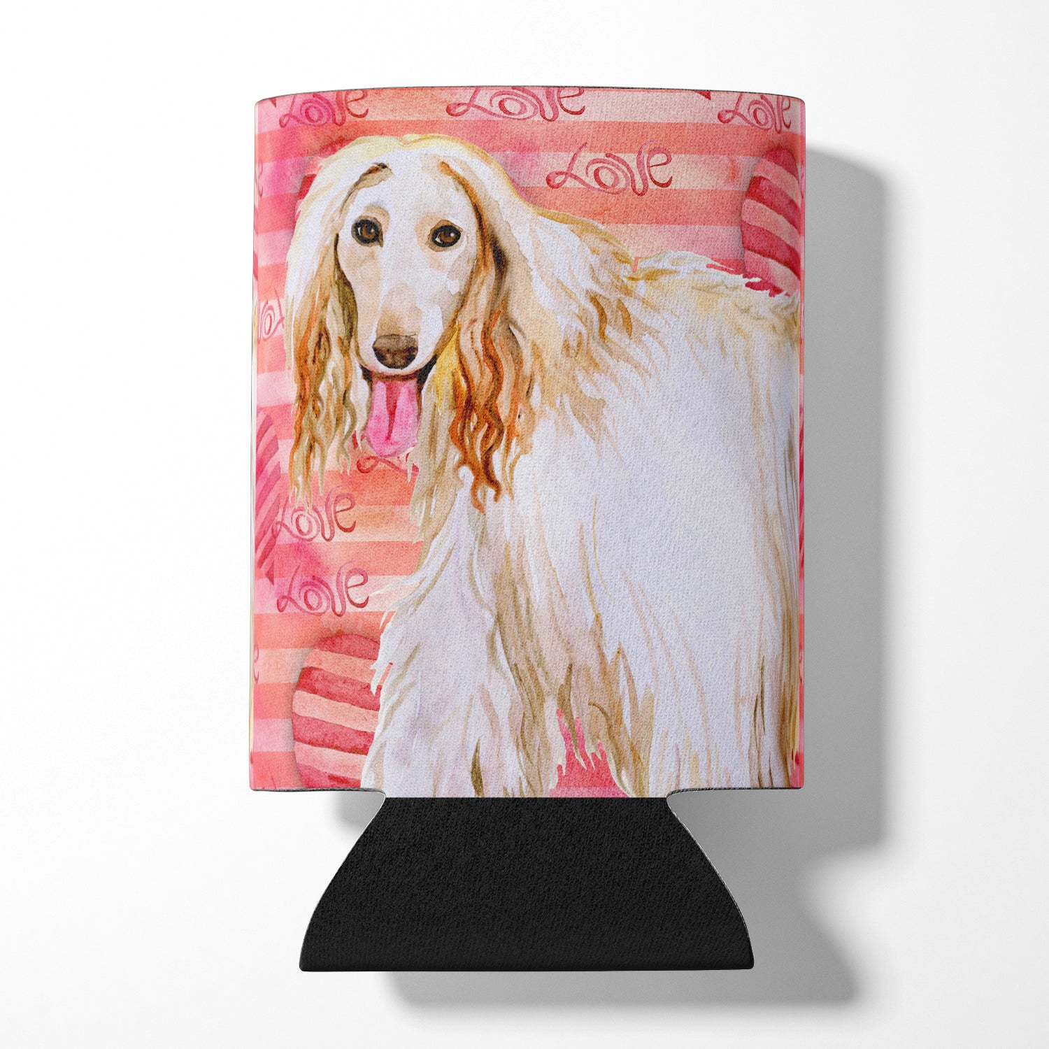 Afghan Hound Love Can or Bottle Hugger BB9789CC  the-store.com.
