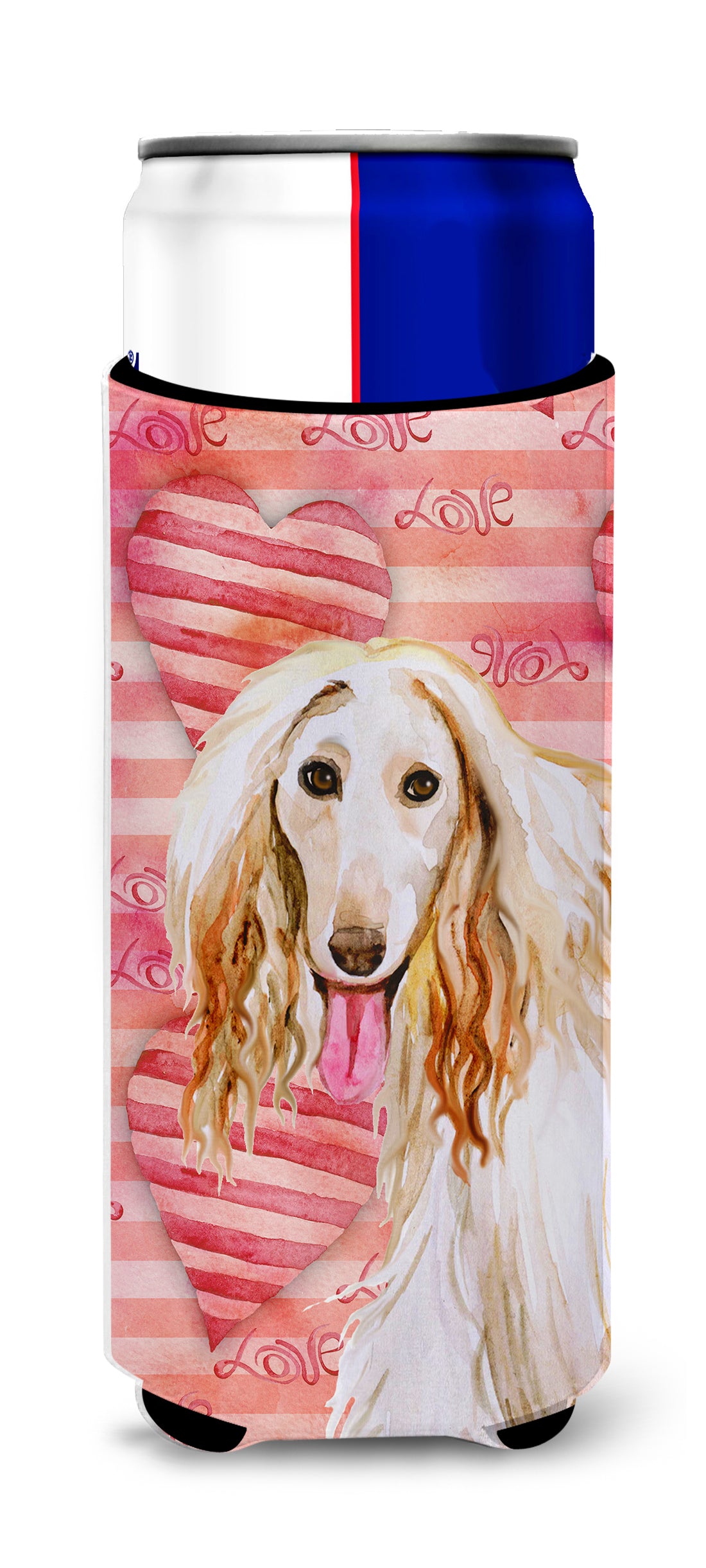 Afghan Hound Love  Ultra Hugger for slim cans BB9789MUK  the-store.com.
