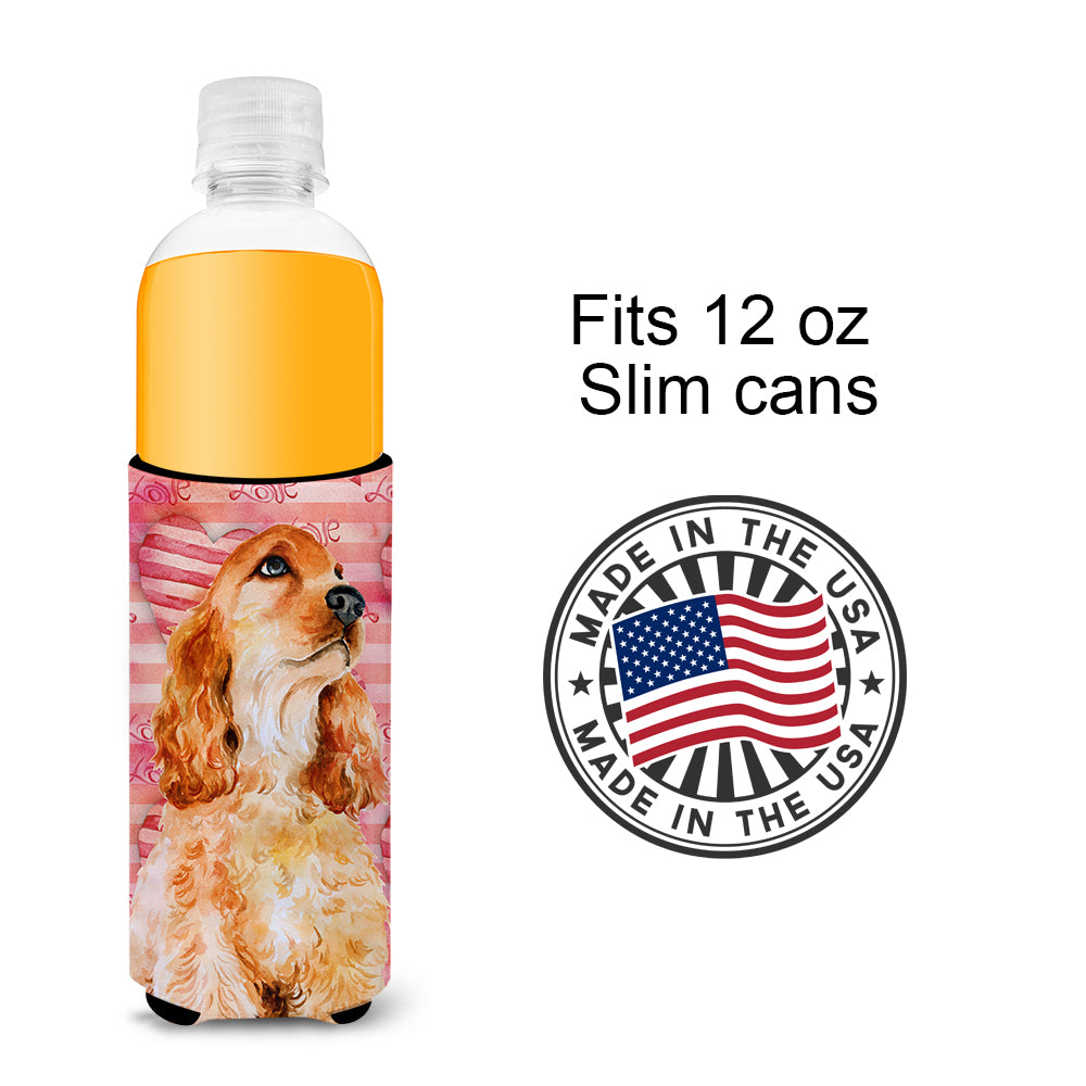 Cocker Spaniel Love  Ultra Hugger for slim cans BB9793MUK  the-store.com.