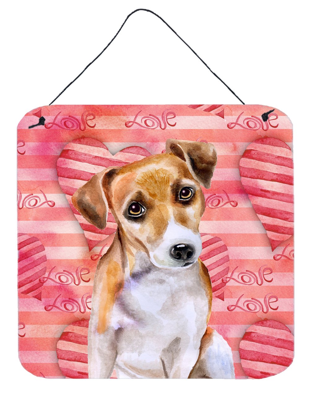 Jack Russell Terrier #2 Love Wall or Door Hanging Prints BB9800DS66 by Caroline&#39;s Treasures