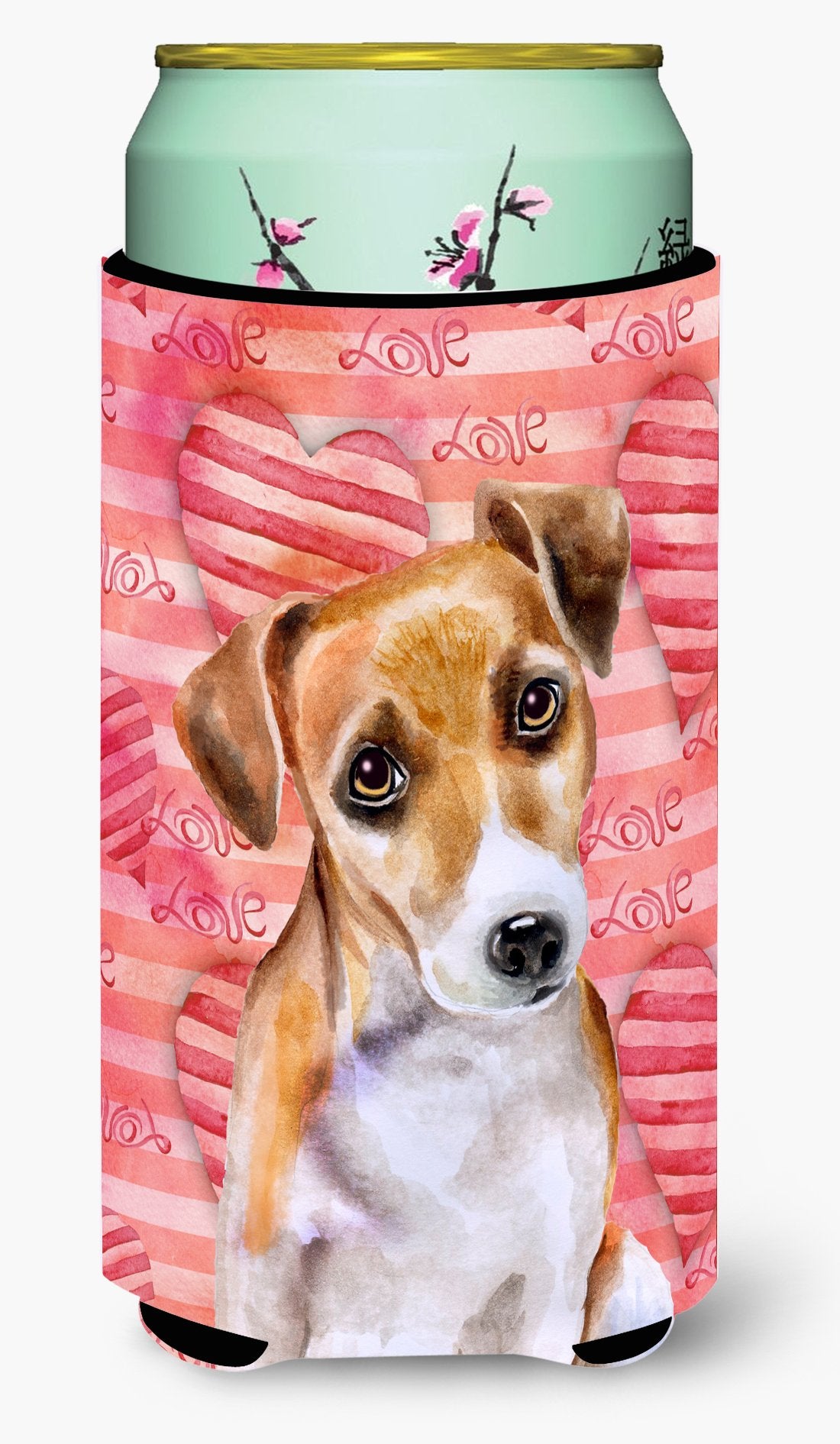 Jack Russell Terrier #2 Love Tall Boy Beverage Insulator Hugger BB9800TBC by Caroline&#39;s Treasures