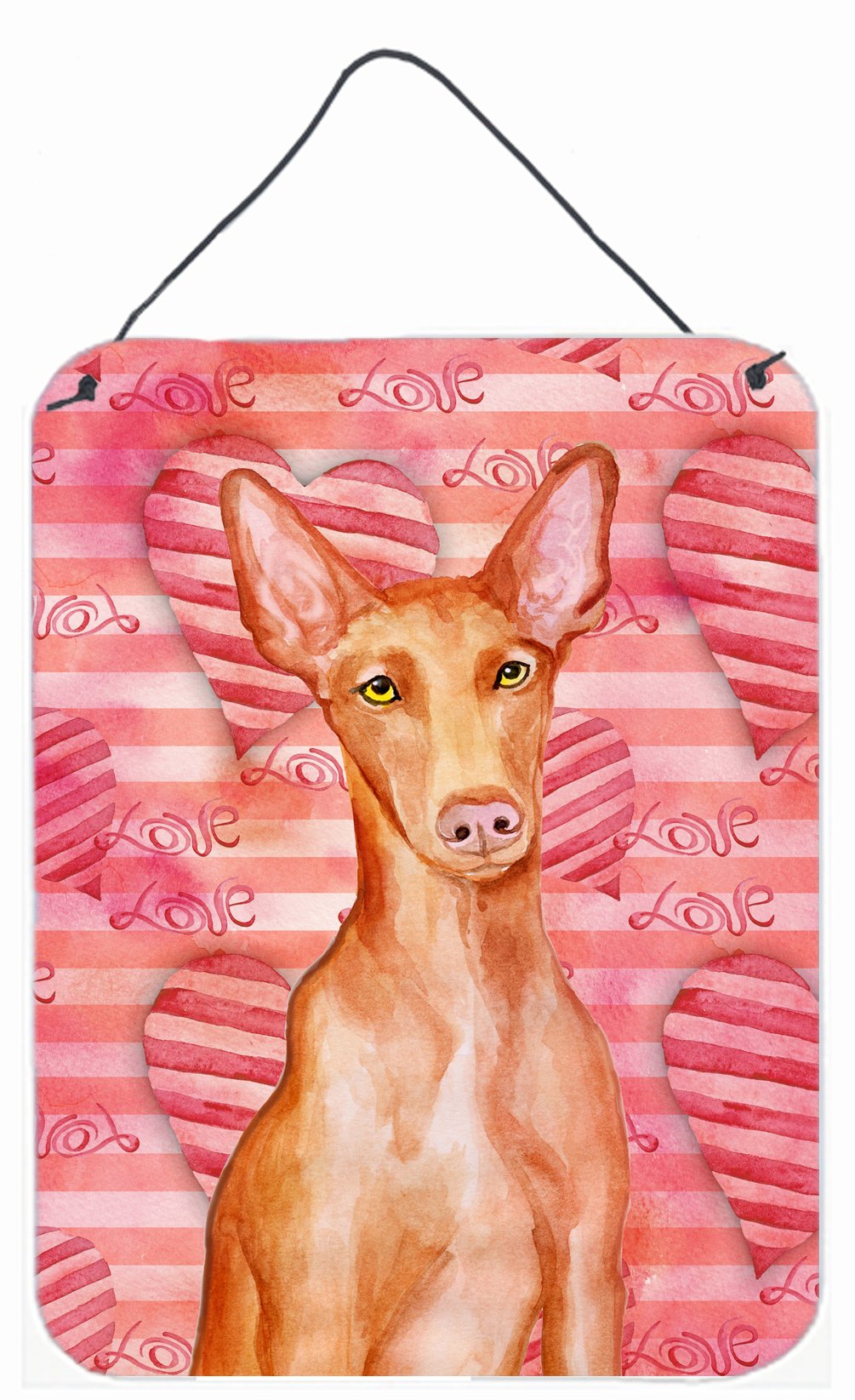 Pharaoh Hound Love Wall or Door Hanging Prints BB9802DS1216 by Caroline&#39;s Treasures