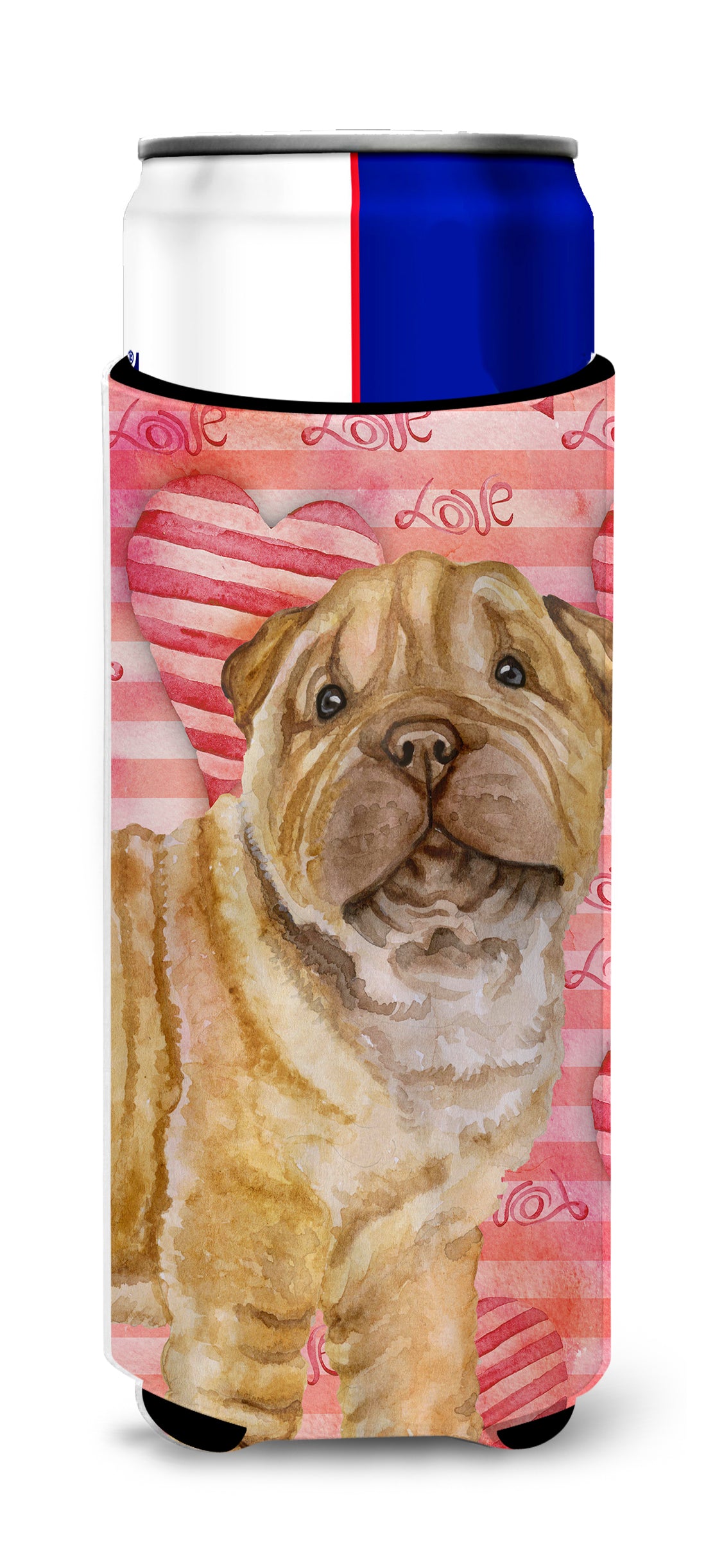 Shar Pei Puppy Love  Ultra Hugger for slim cans BB9806MUK  the-store.com.