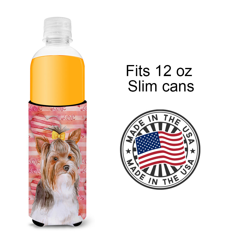 Yorkshire Terrier #2 Love  Ultra Hugger for slim cans BB9810MUK  the-store.com.