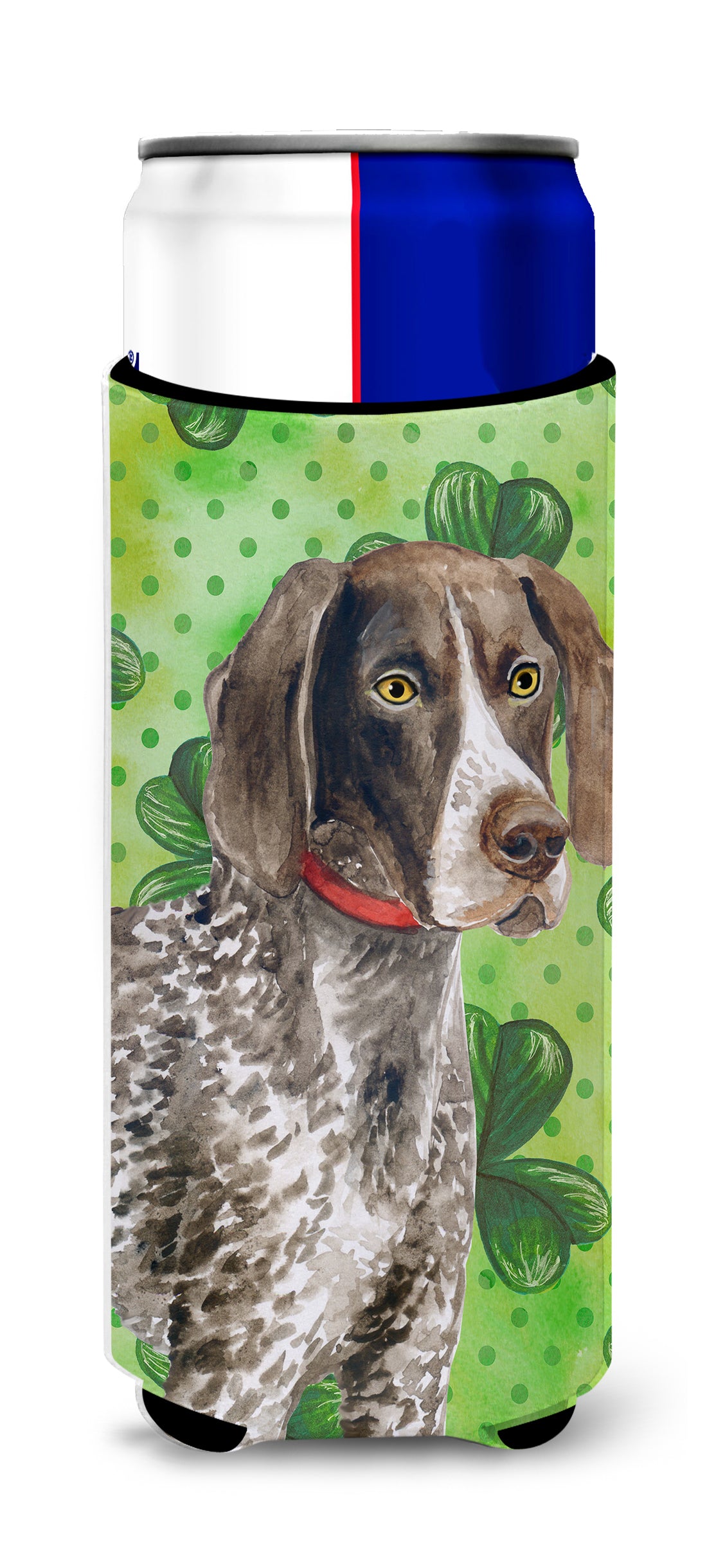 German Shorthaired Pointer St Patrick&#39;s  Ultra Hugger for slim cans BB9815MUK  the-store.com.