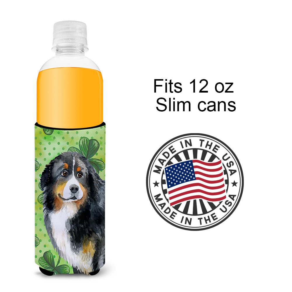 Bernese Mountain Dog St Patrick's  Ultra Hugger for slim cans BB9819MUK