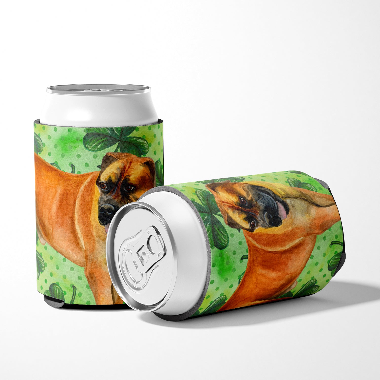 Boerboel Mastiff St Patrick's Can or Bottle Hugger BB9820CC