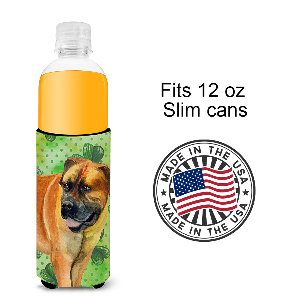 Boerboel Mastiff St Patrick's  Ultra Hugger for slim cans BB9820MUK