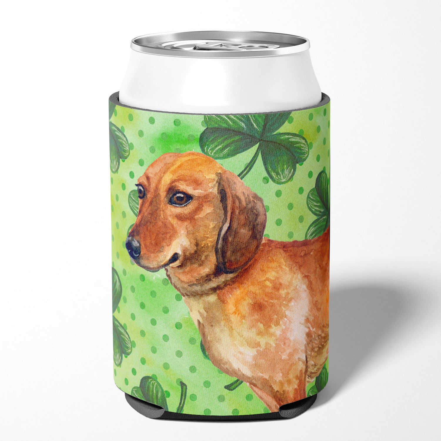 Dachshund St Patrick's Can or Bottle Hugger BB9826CC  the-store.com.