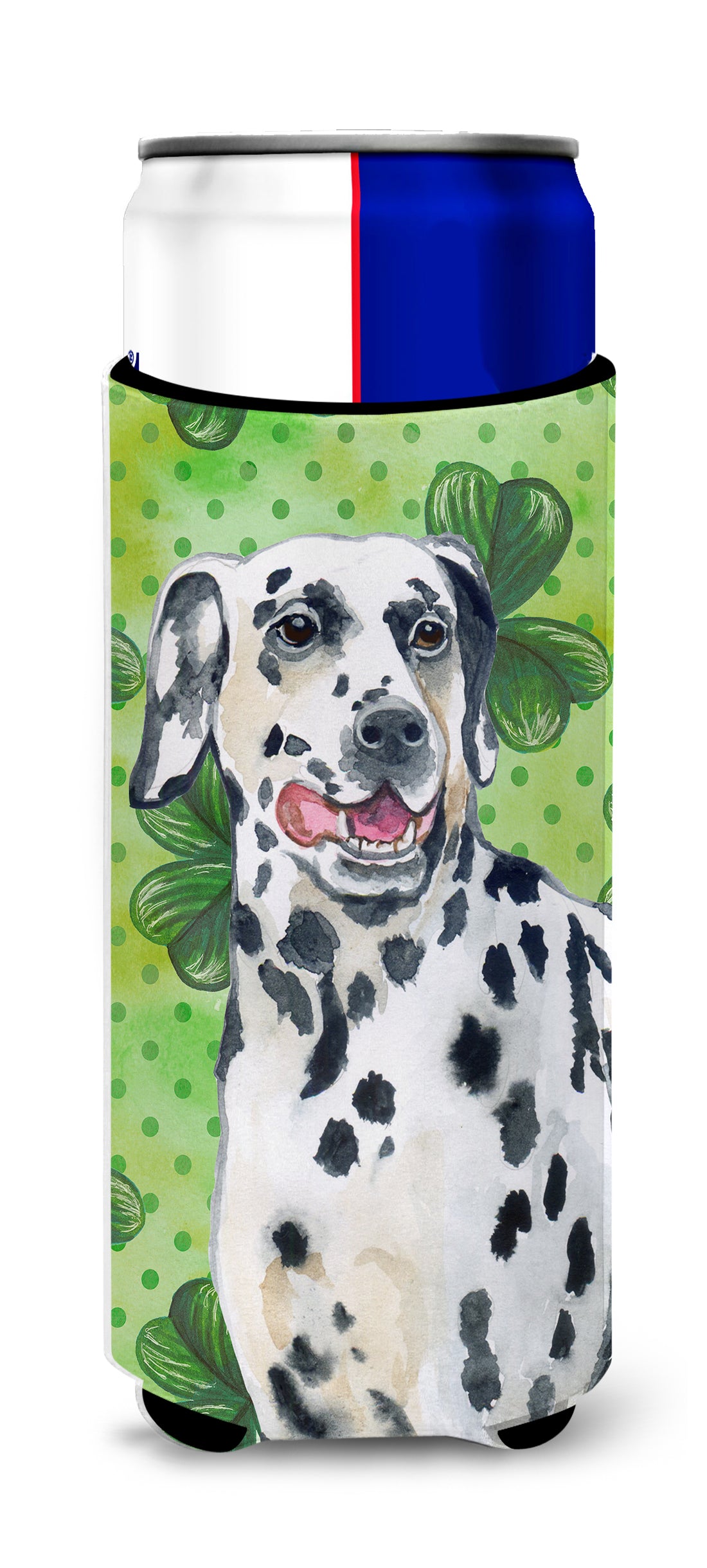Dalmatian St Patrick's  Ultra Hugger for slim cans BB9827MUK  the-store.com.